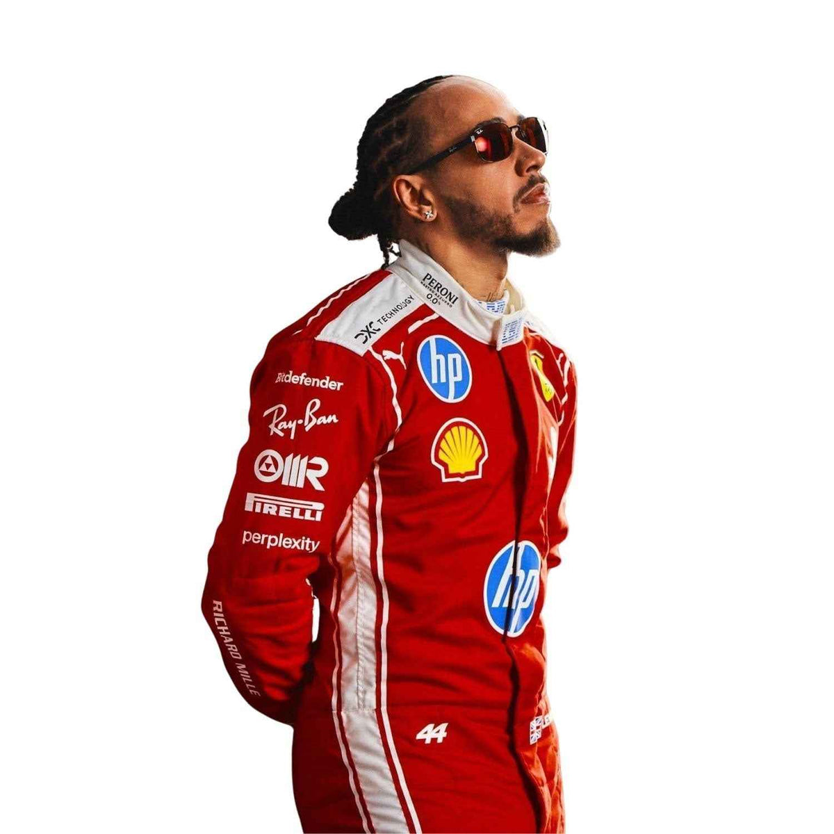 Lewis Hamilton 2026 F1 Race Costume Replica Ferrari