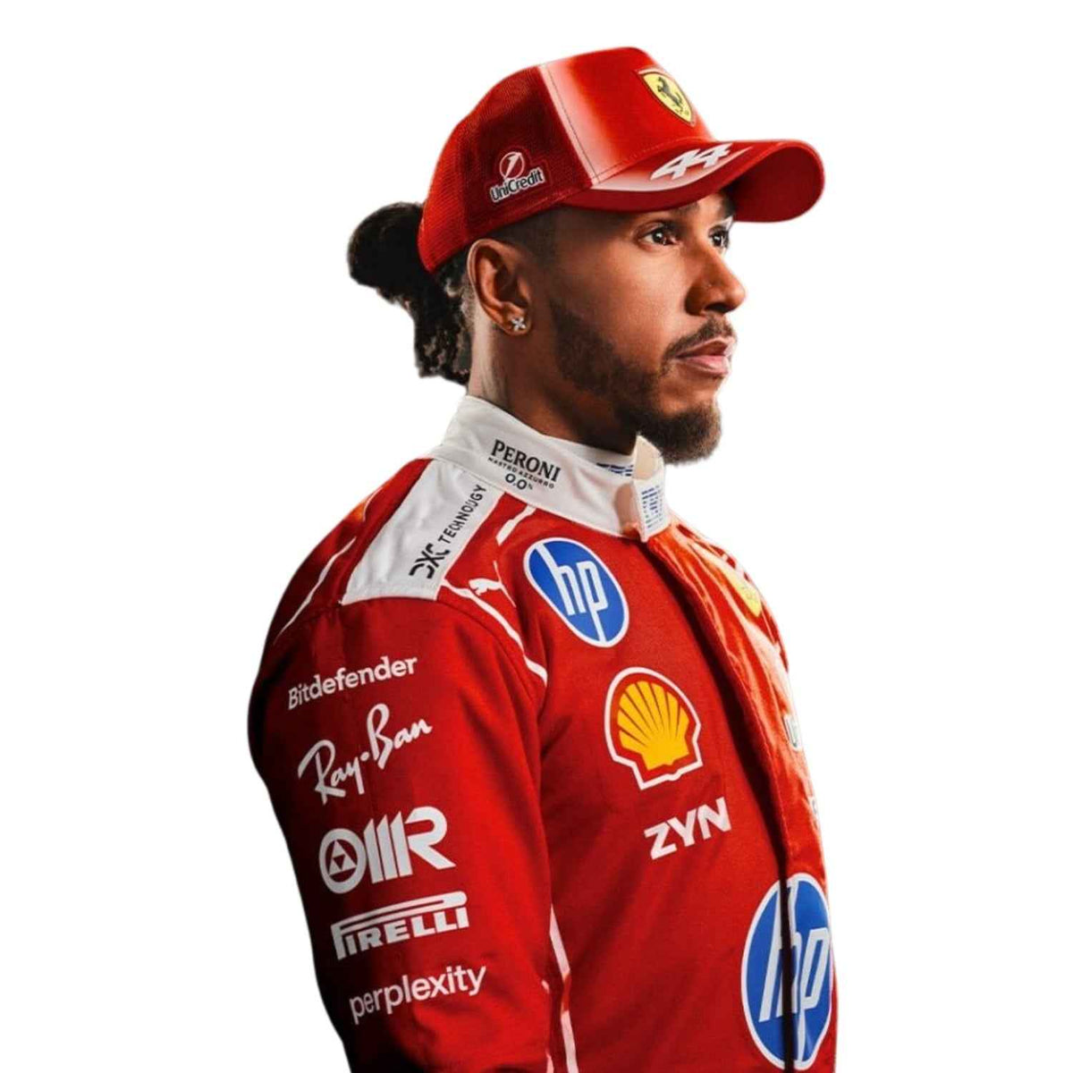 Lewis Hamilton 2026 F1 Race Costume Replica Ferrari