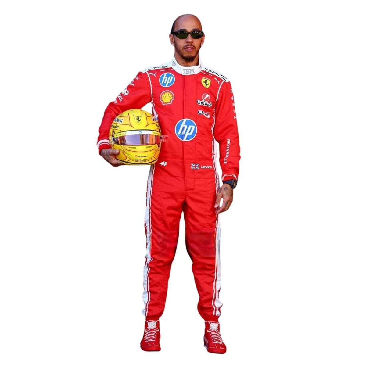 Lewis Hamilton 2026 F1 Race Costume Replica Ferrari