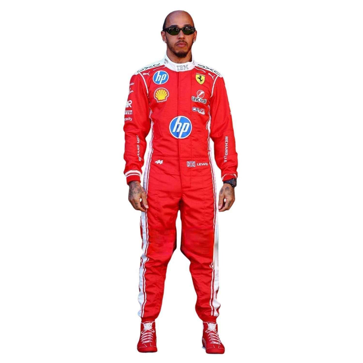 Lewis Hamilton 2026 F1 Race Costume Replica Ferrari