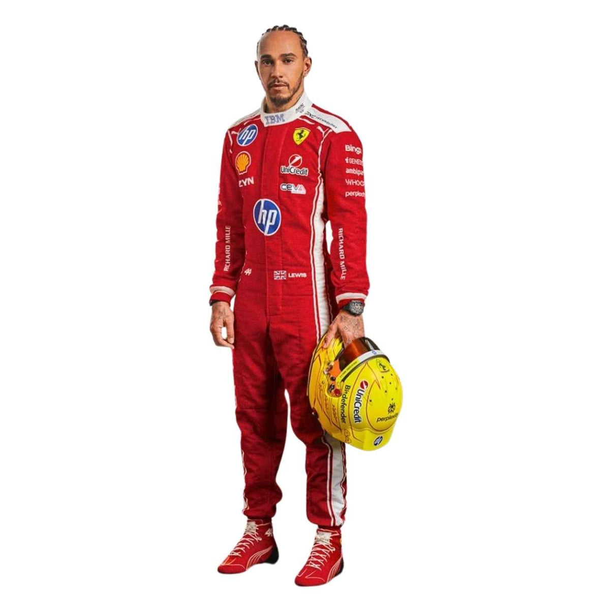 Lewis Hamilton 2026 F1 Race Costume Replica Ferrari