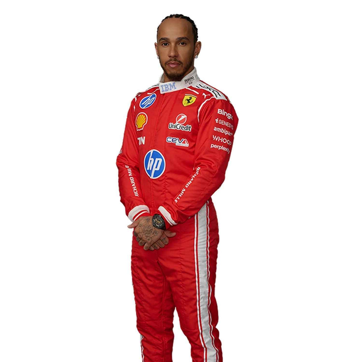 Lewis Hamilton 2026 F1 Race Costume Replica Ferrari