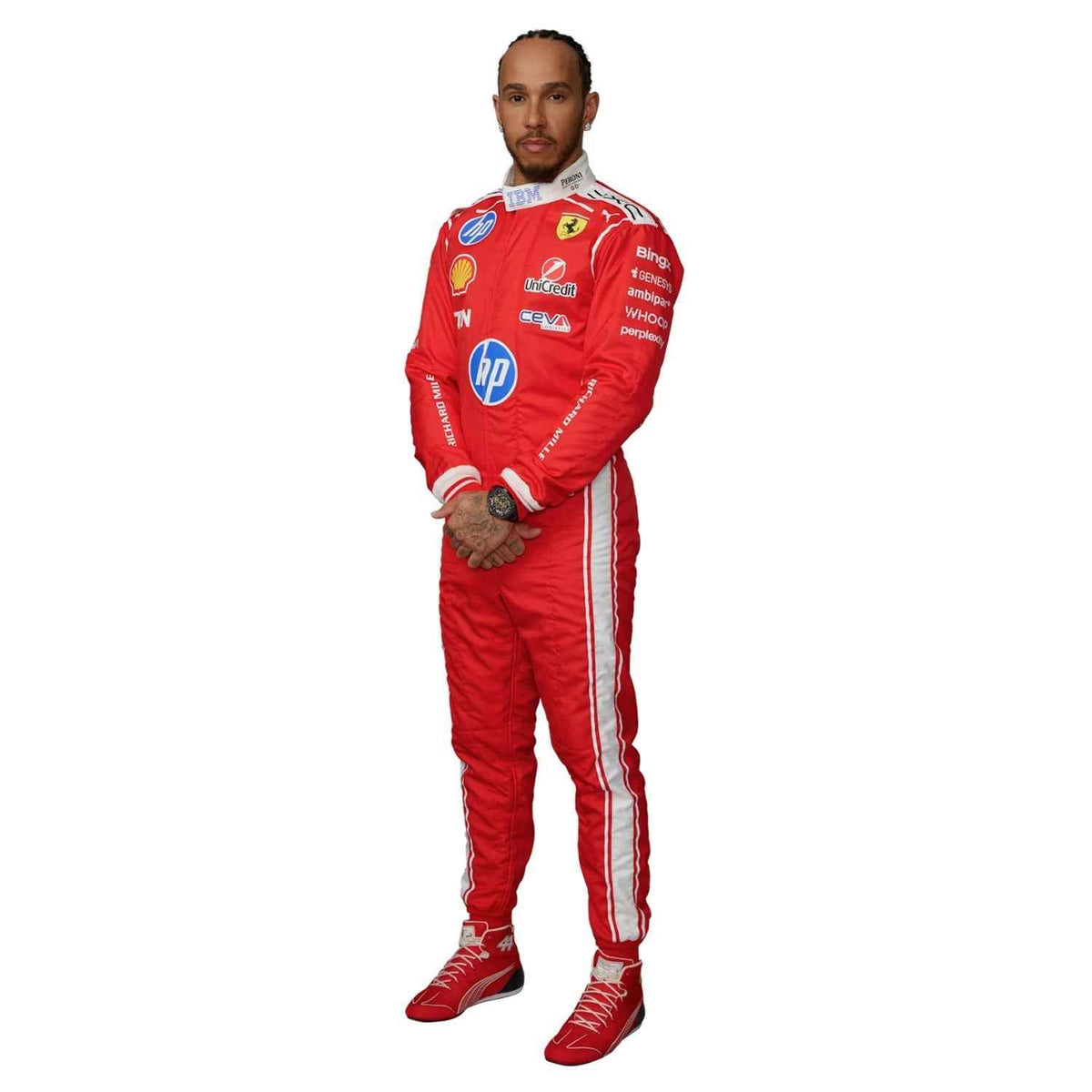 Lewis Hamilton 2026 F1 Race Costume Replica Ferrari