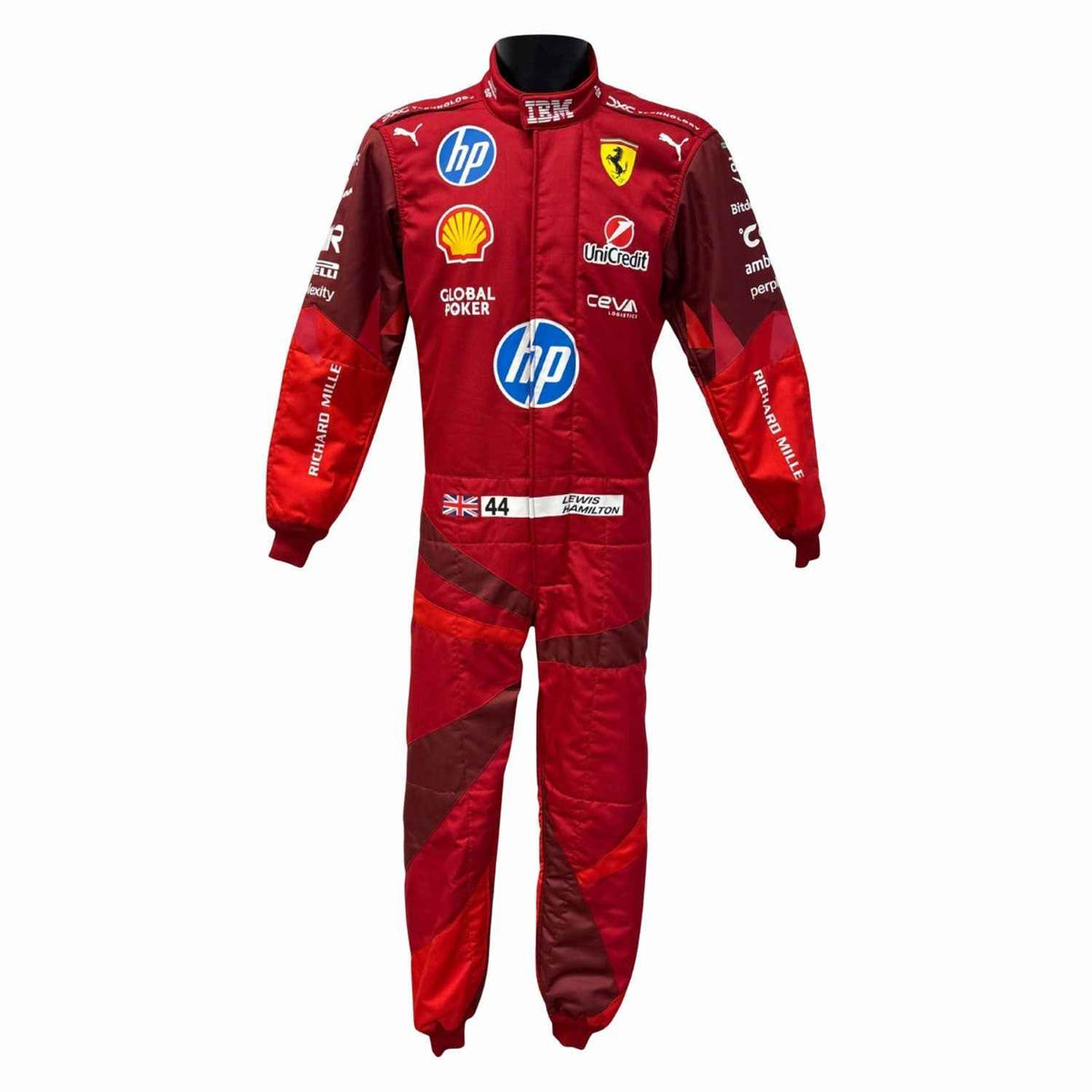 Lewis Hamilton 2025 F1 Race Suit Las Vegas GP Ferrari