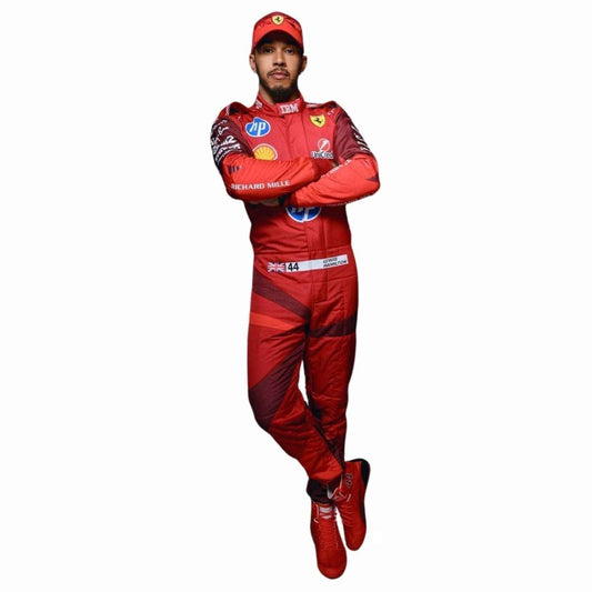 Lewis Hamilton 2025 F1 Race Suit Las Vegas GP Ferrari