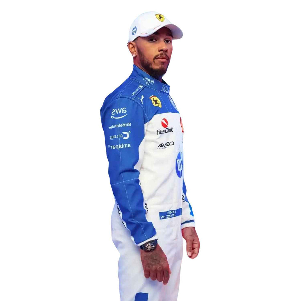 Lewis Hamilton 2025 F1 Race Costume Miami GP Ferrari