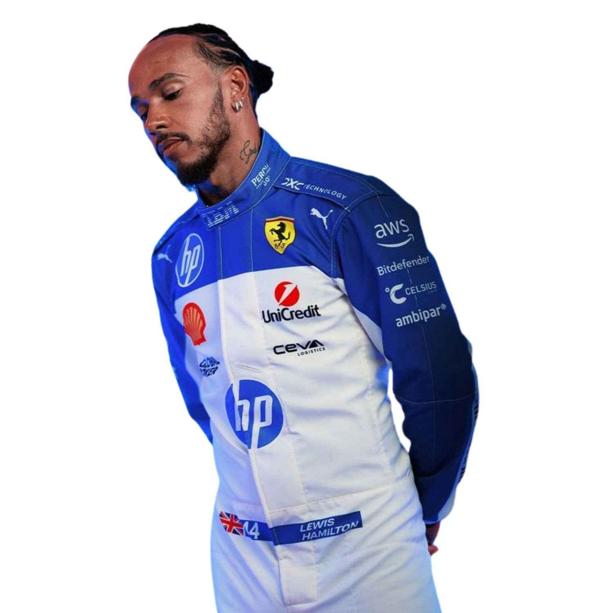 Lewis Hamilton 2025 F1 Race Costume Miami GP Ferrari