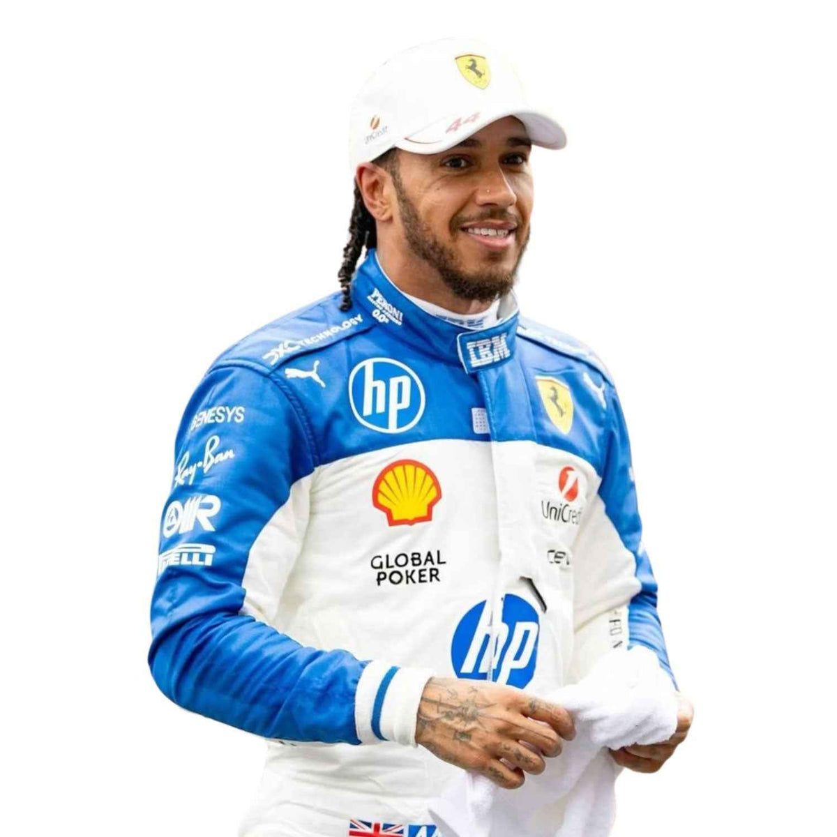Lewis Hamilton 2025 F1 Race Costume Miami GP Ferrari