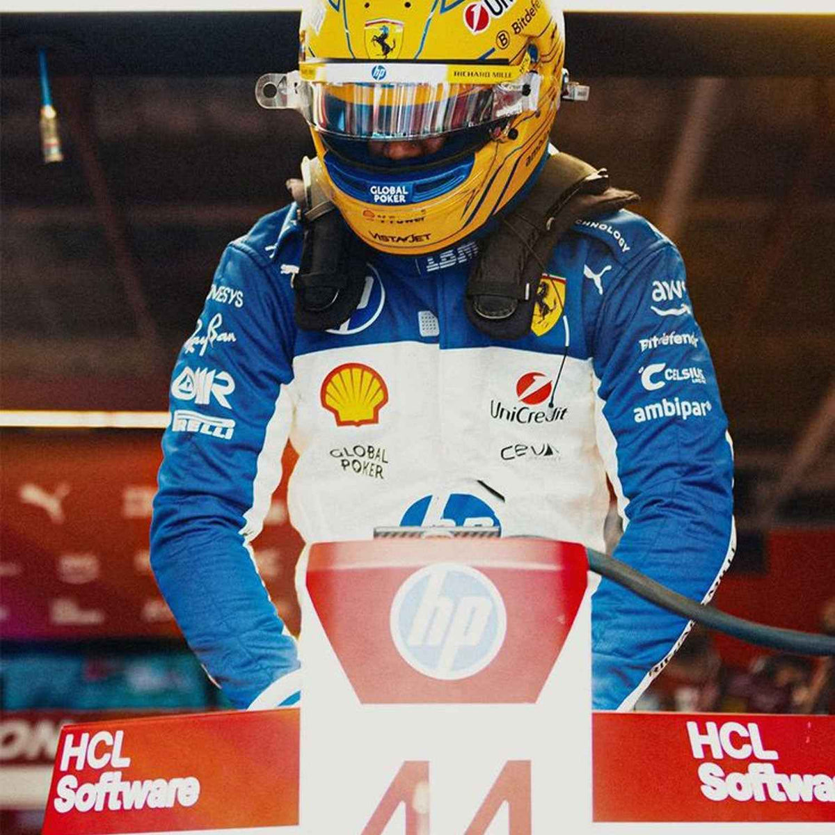 Lewis Hamilton 2025 F1 Race Costume Miami GP Ferrari