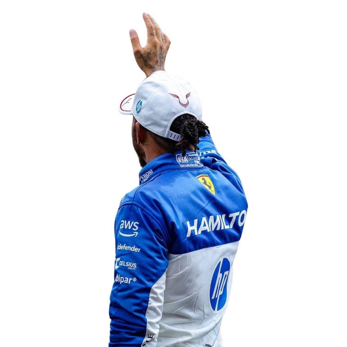 Lewis Hamilton 2025 F1 Race Costume Miami GP Ferrari