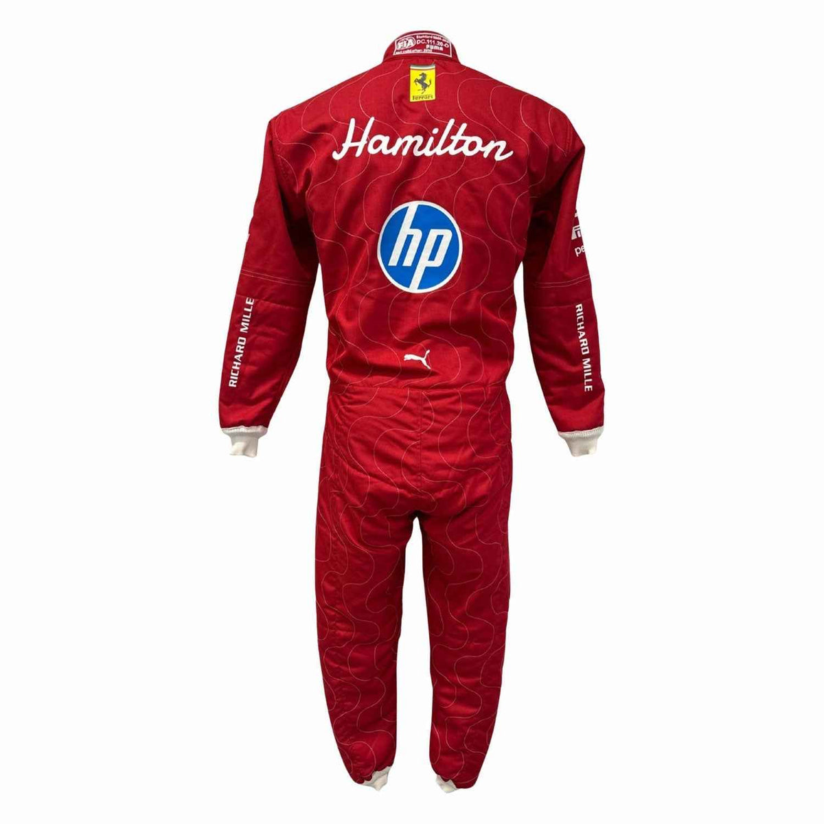 Lewis Hamilton 2025 F1 Race Replica Costume Monza GP Ferrari