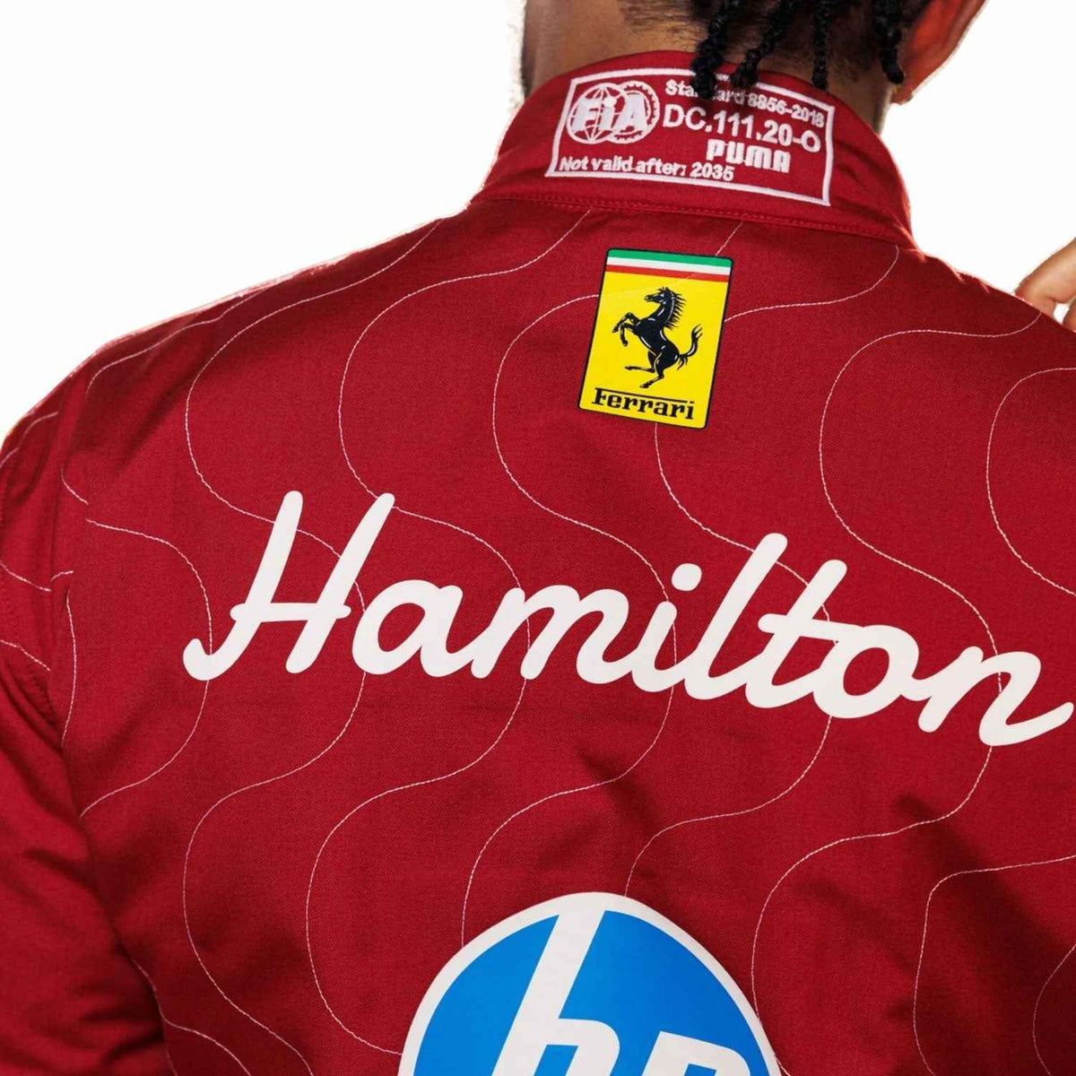 Lewis Hamilton 2025 F1 Race Replica Costume Monza GP Ferrari