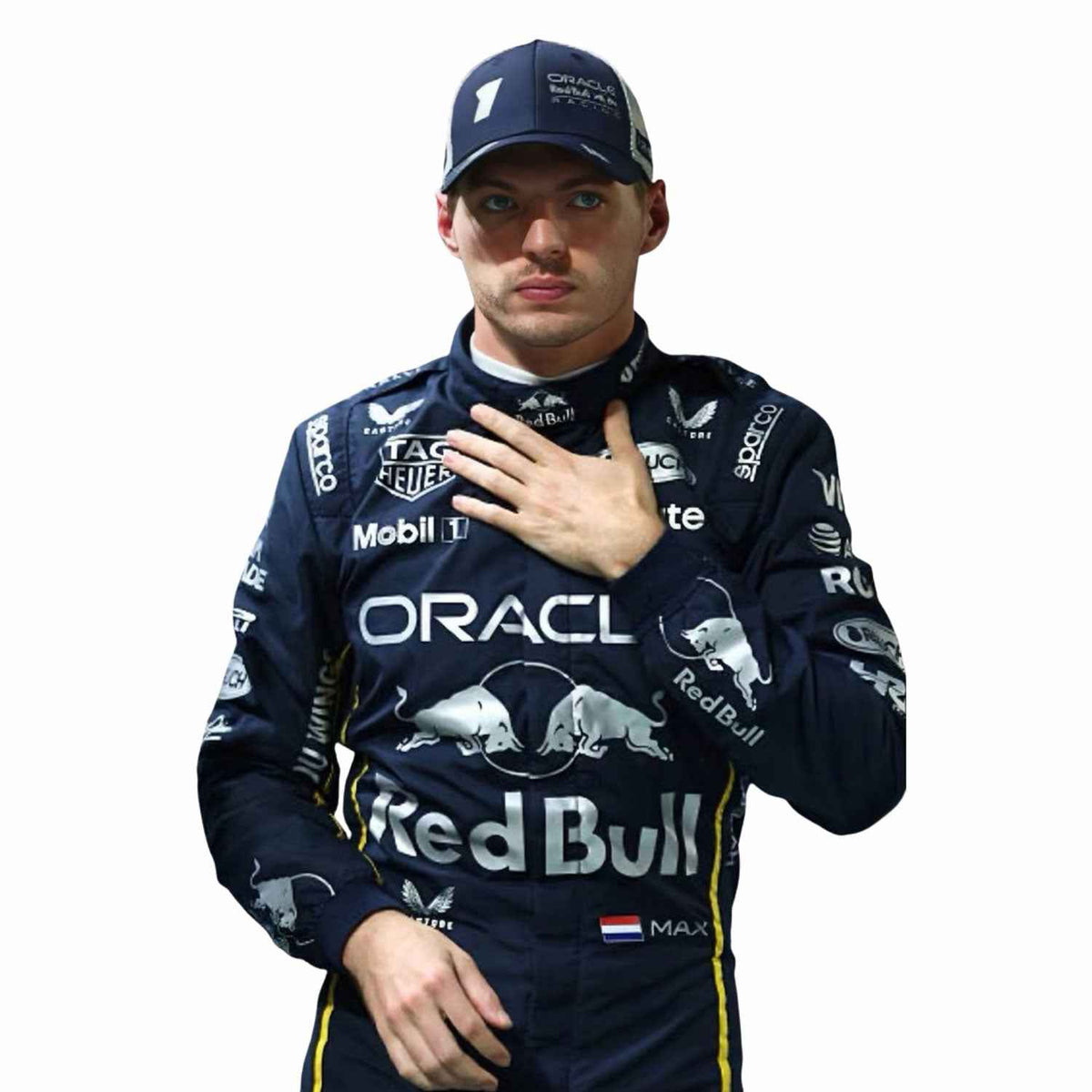 Max Verstappen 2025 F1 Race Costume Replica Las Vegas GP Red Bull
