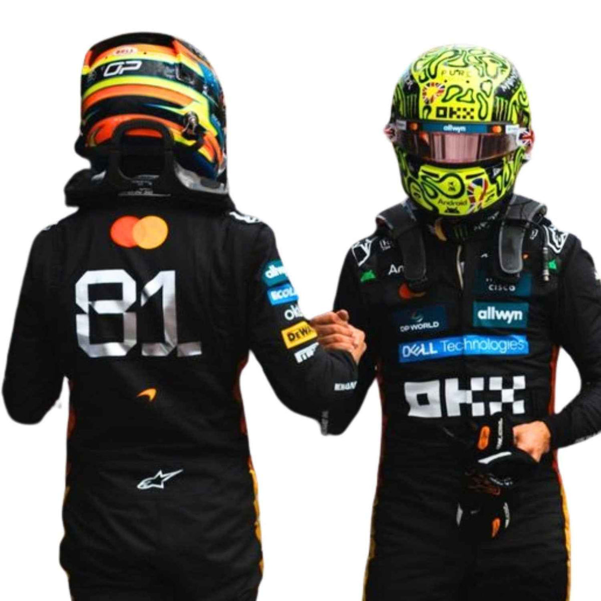 Oscar Piastri 2025 F1 Race Costume Silverstone British GP McLaren
