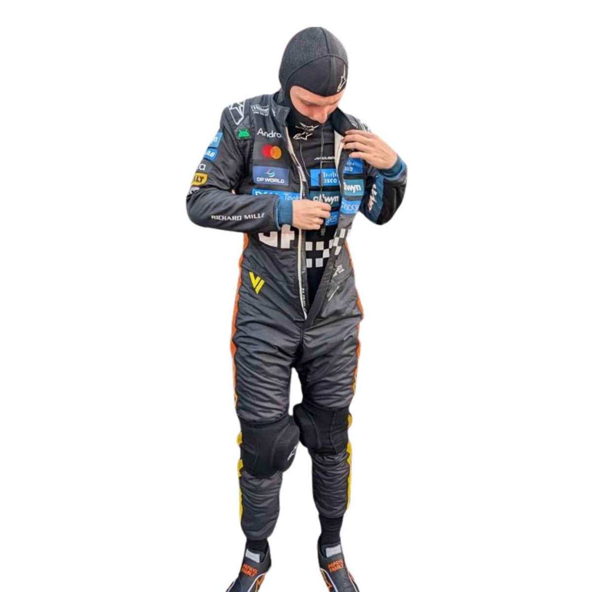 Oscar Piastri 2025 F1 Race Costume Replica Abu Dhabi McLaren