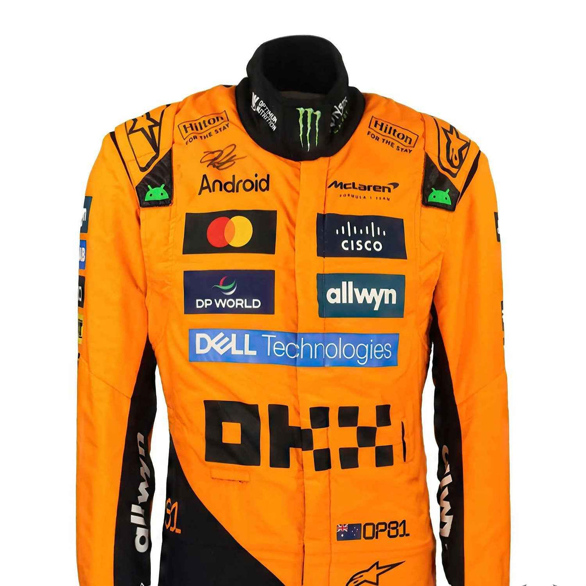 Oscar Piastri 2025 F1 Race Suit Replica McLaren