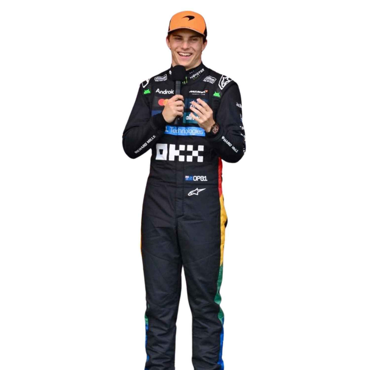 Oscar Piastri 2025 F1 Race Costume Silverstone British GP McLaren