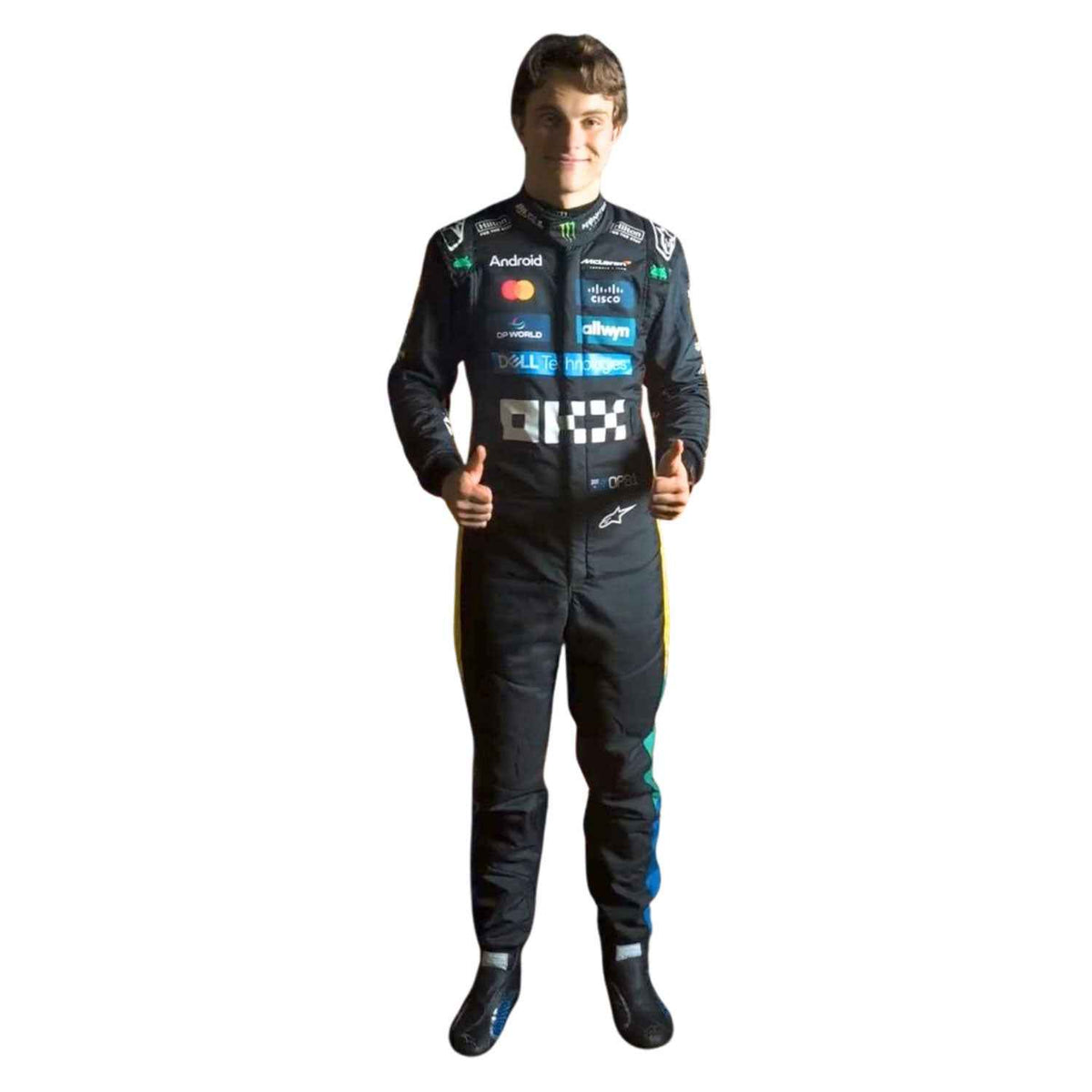 Oscar Piastri 2025 F1 Race Costume Silverstone British GP McLaren